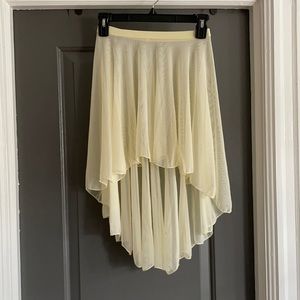 GranlundDancewear Rehearsal Mesh Highlow Skirt
